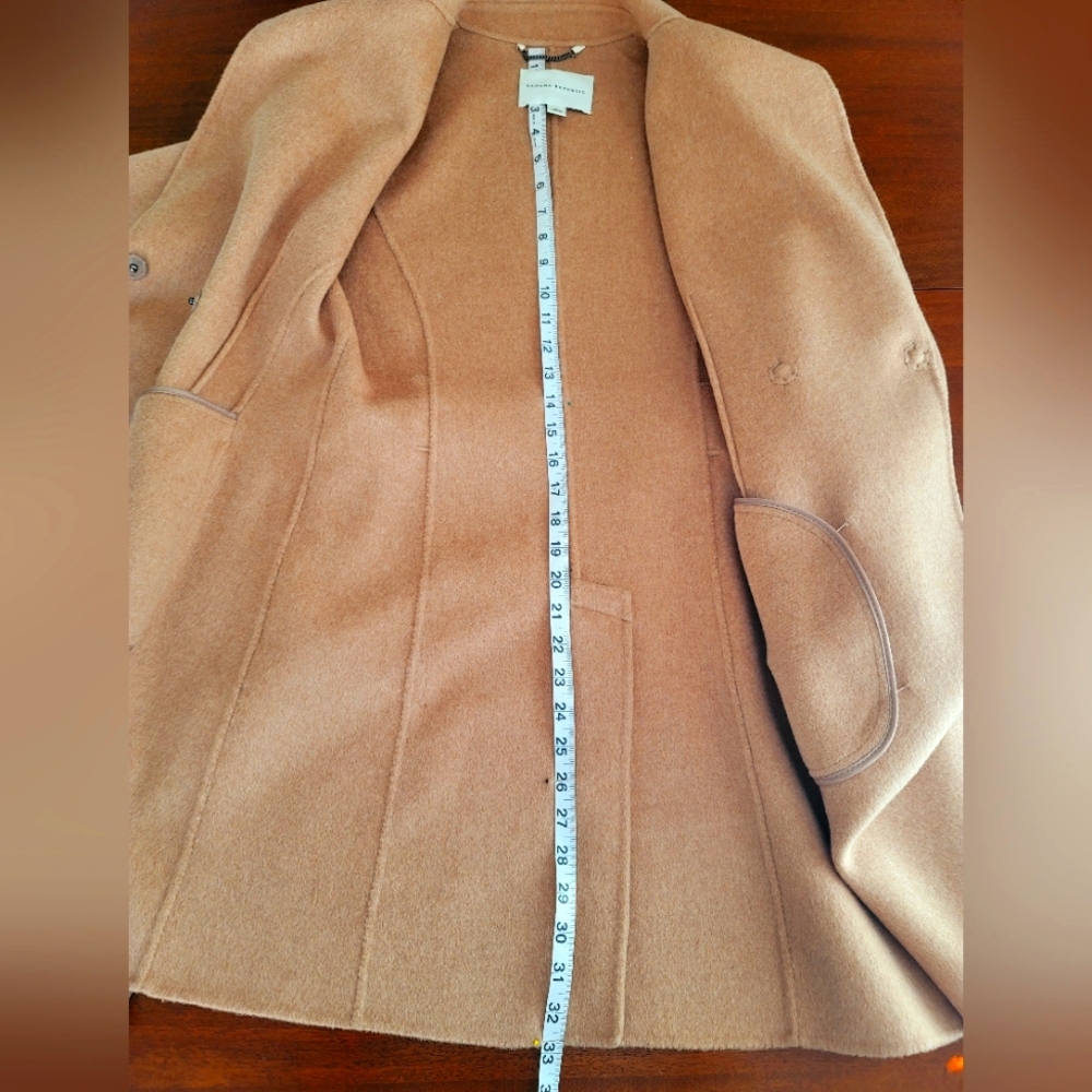 Banana Republic Belted Short Wool Coat with Pockets, M - Picture 9 of 16